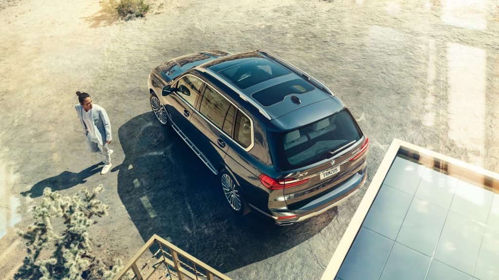 Exterior of the BMW X7