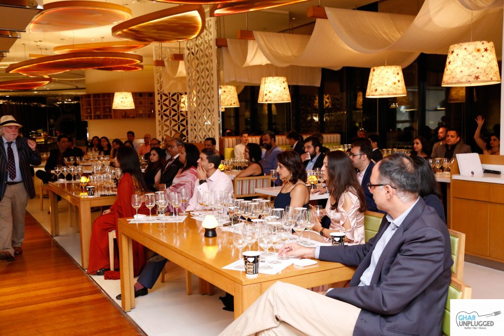 Participants at the tasting session