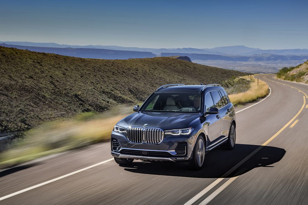Exterior of the BMW X7
