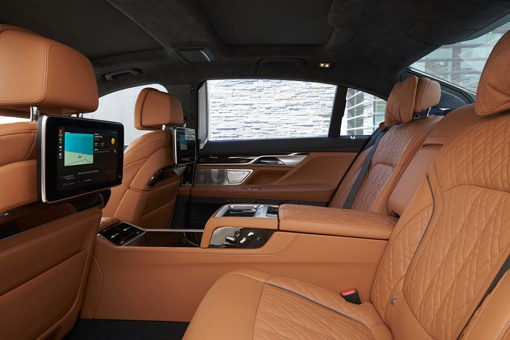 Interiors of the BMW 7 Series